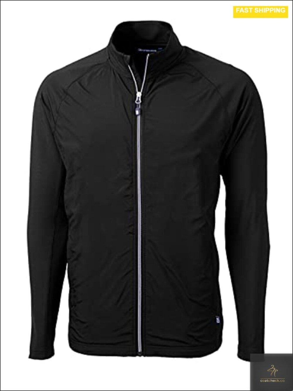 Men's Hybrid Full Zip Jacket Water Repellent Recycled Poly